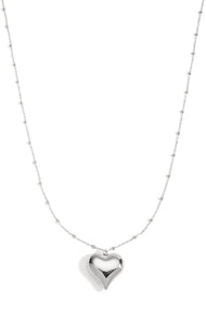 Stainless Steel Long Necklaces Heart Casual Daily Simple Series Women's jewelry