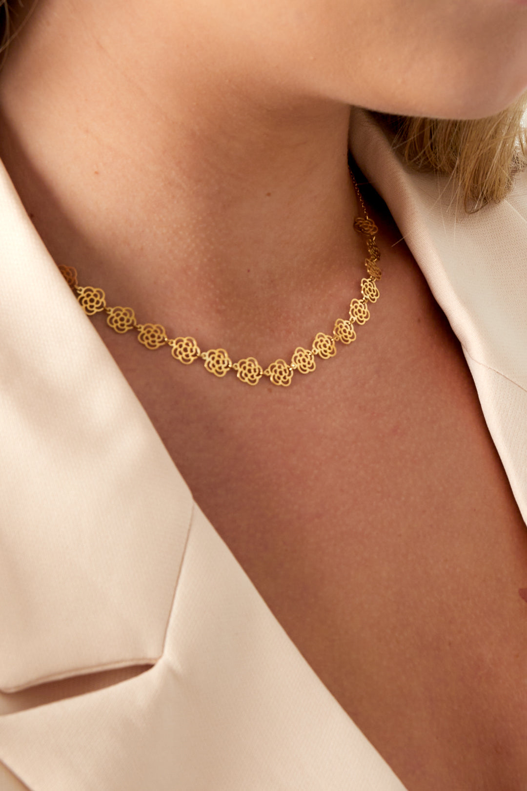 Flower love Necklace