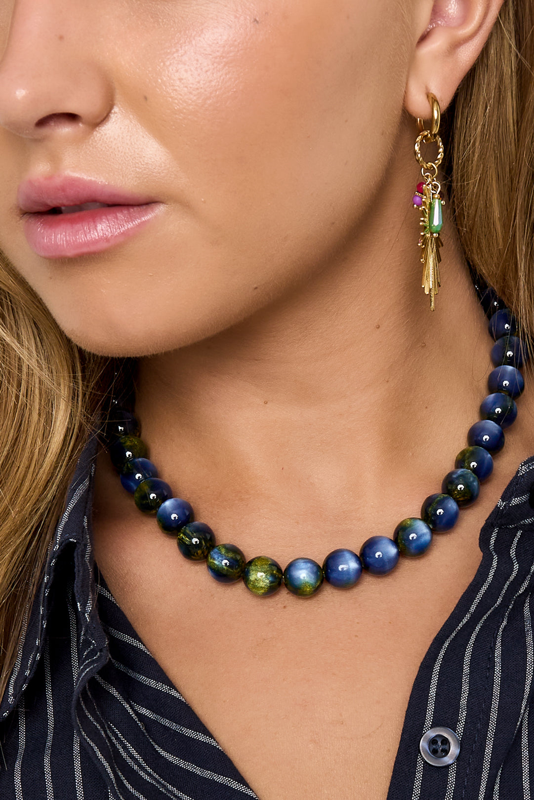 Beaded Faded necklace - 12mm