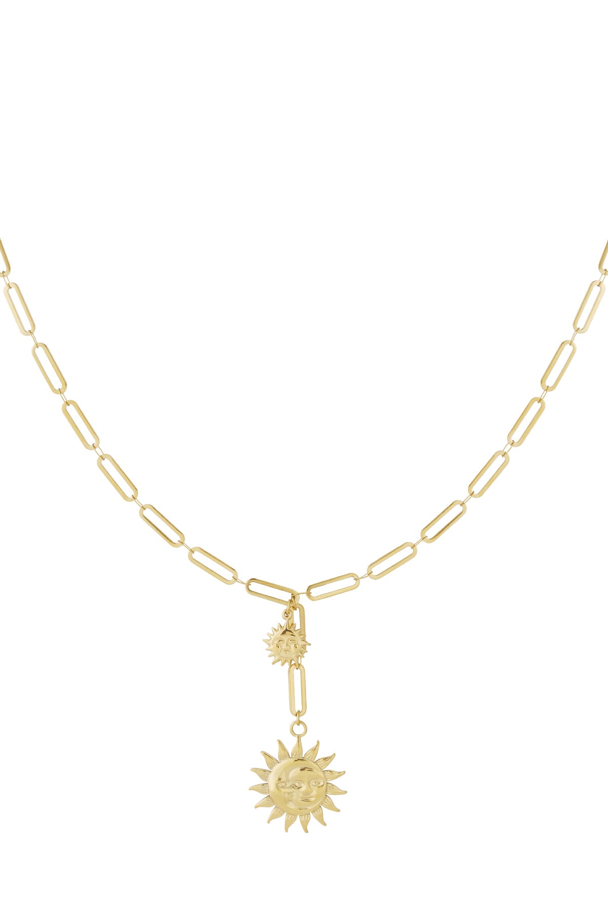 Double Sun Necklace