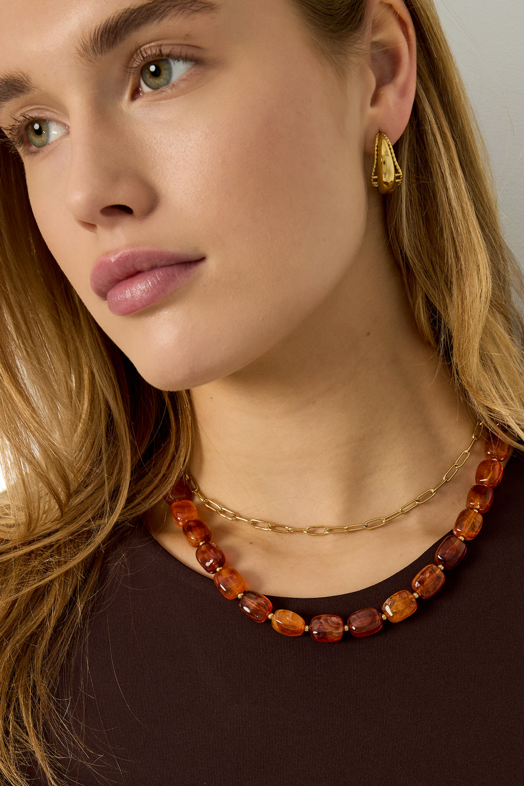 Acrylic Beaded Necklaces Beads Retro Daily Classic Series Women's jewelry