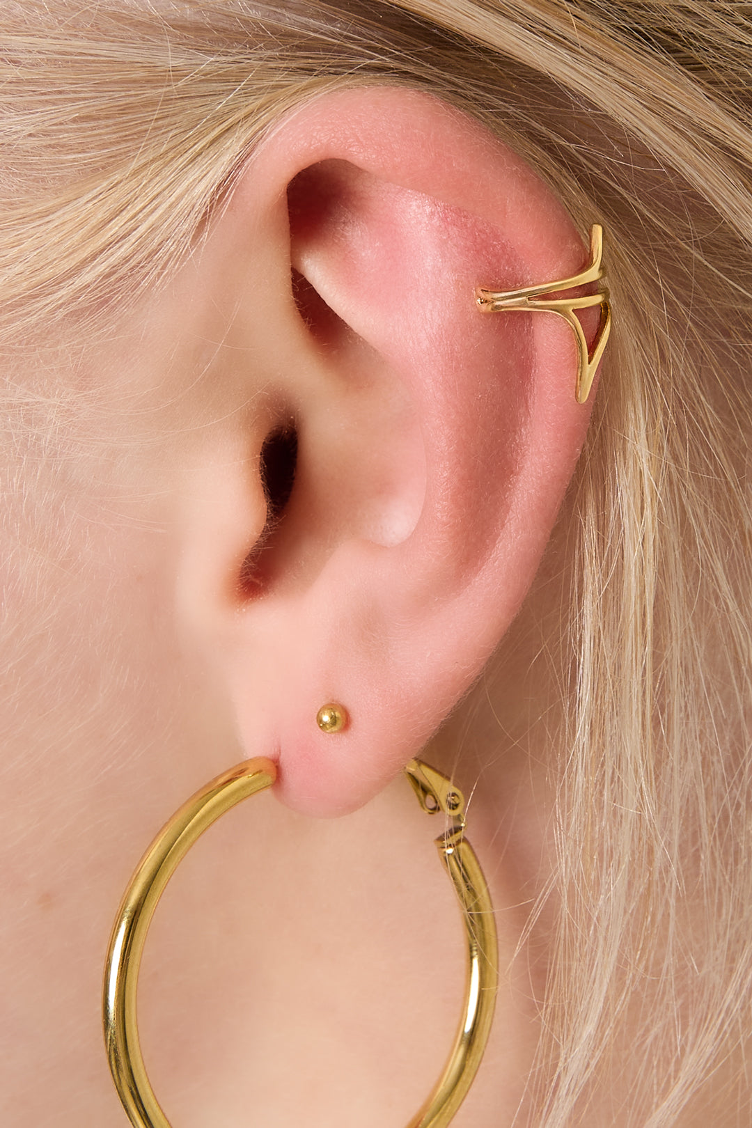 Copper Ear Cuffs Geometric Casual Daily