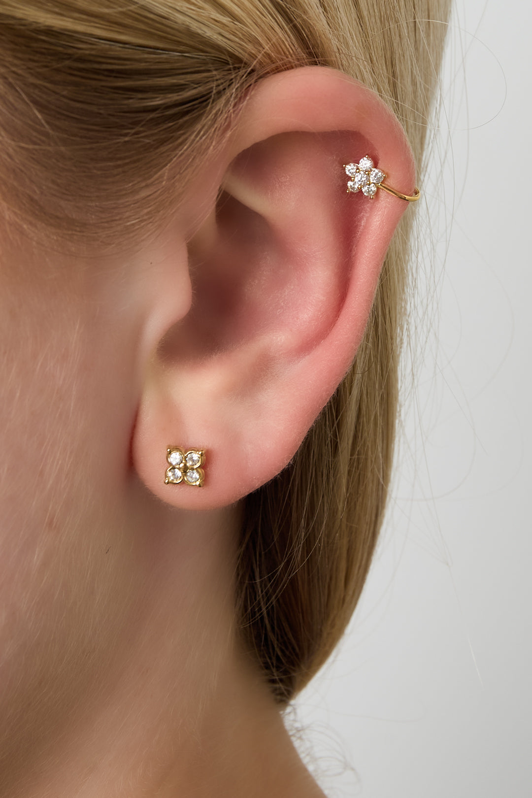 Nose and ear cuff floral