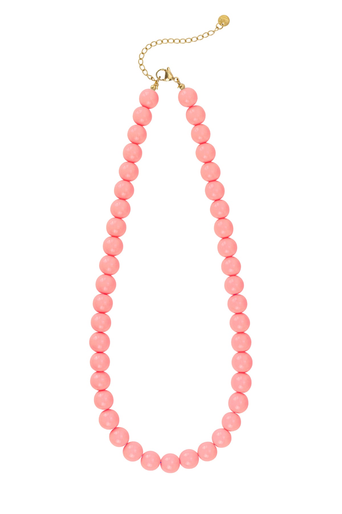 Necklace with medium beads-10mm
