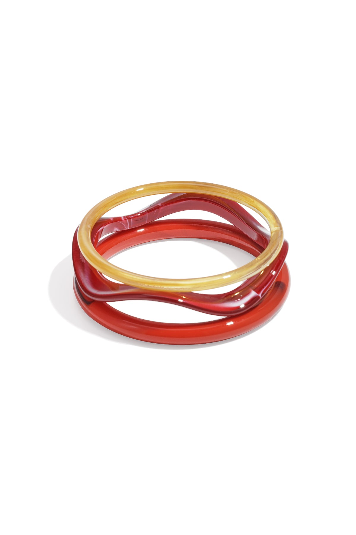 Acrylic Bangles Solid Color Casual Daily Simple Series Women's jewelry