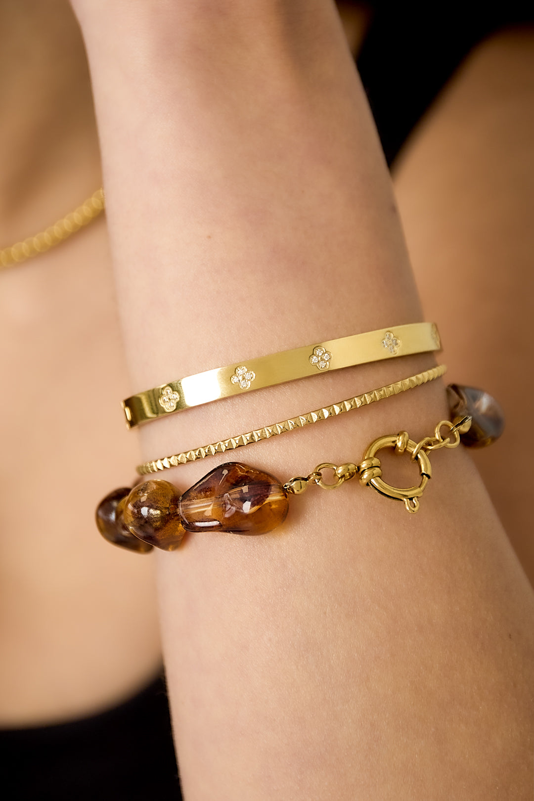 Acrylic Beaded Bracelets Beads Retro Daily Classic Series Women's jewelry