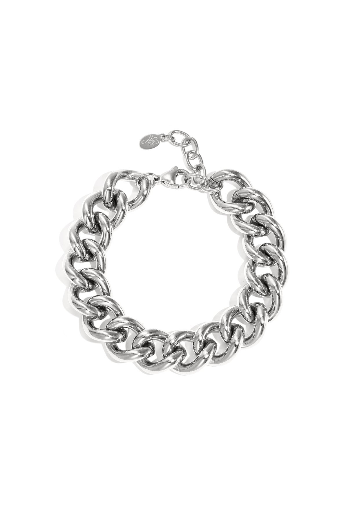 Statement link bracelet