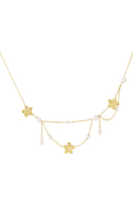 Double trouble flower Necklace