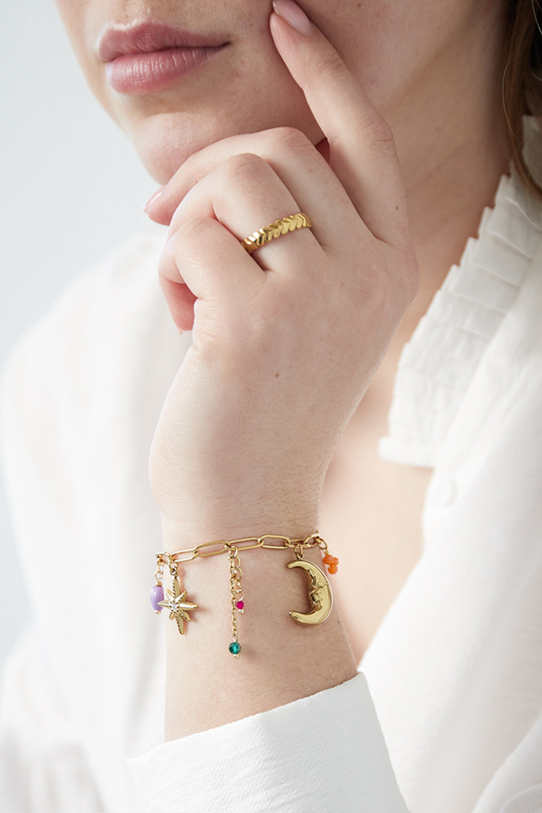 Charm bracelet Moon light