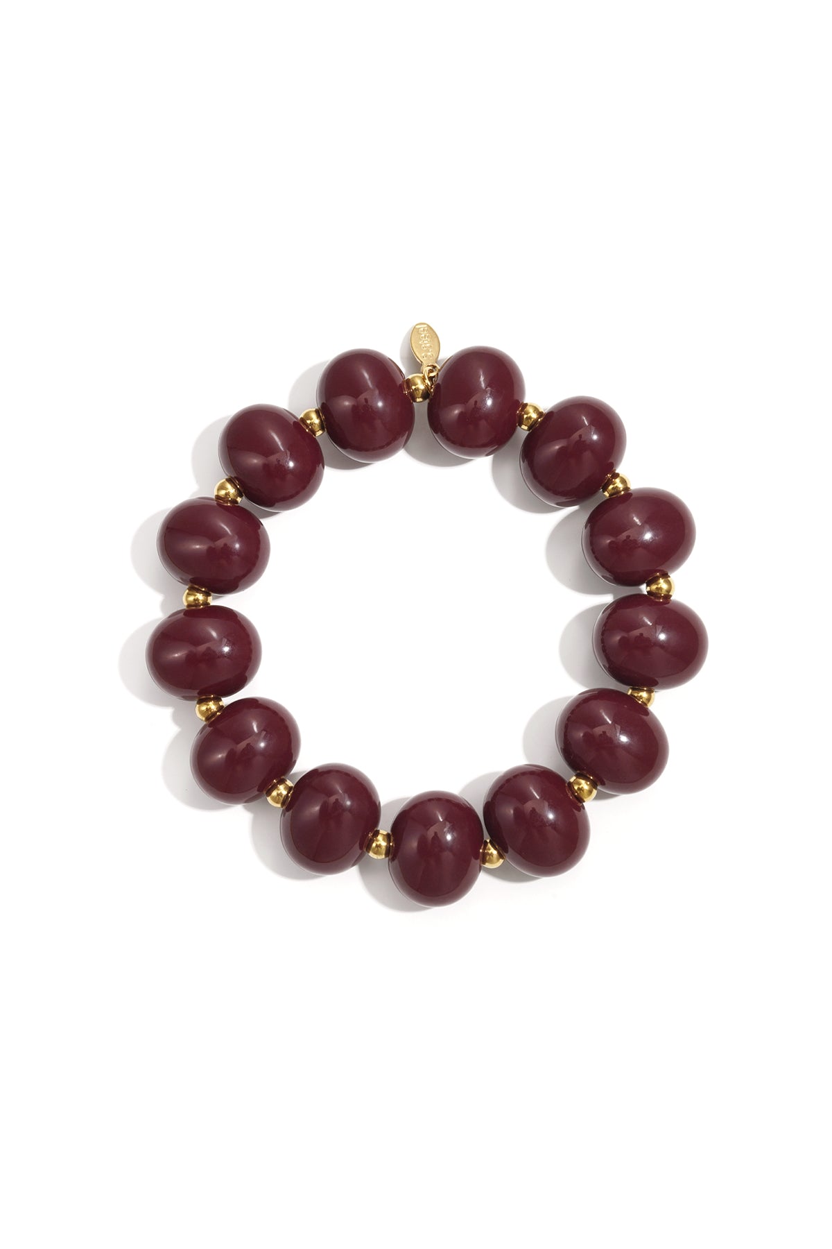 Simple elastic beaded bracelet, women's jewelry